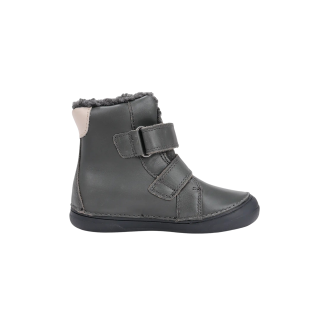 Zimowe buty skórzane DD STEP - W078-52785 Dark Grey - 2