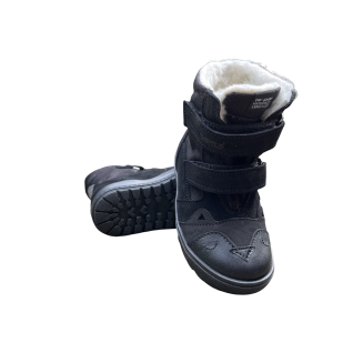 BARTUŚ - Buty zimowe botki ocieplane kozaki - 315 sowa czarny - 4