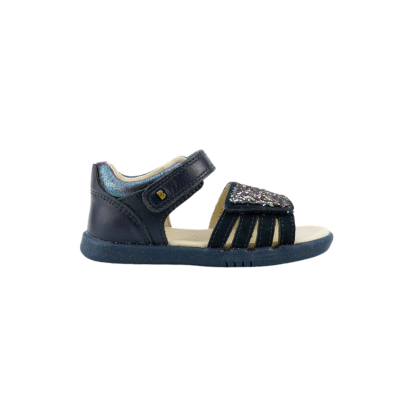 Sandały dla dziewczynki BOBUX Gem Navy Sparkle 639101
