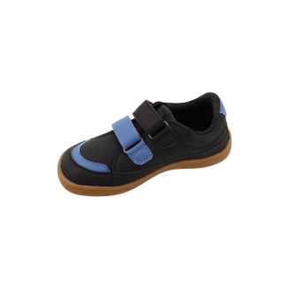 Sportowe buty dla chłopca BAREFOOT czarne niebieskie CASUAL 004X003 - BEFADO - 2