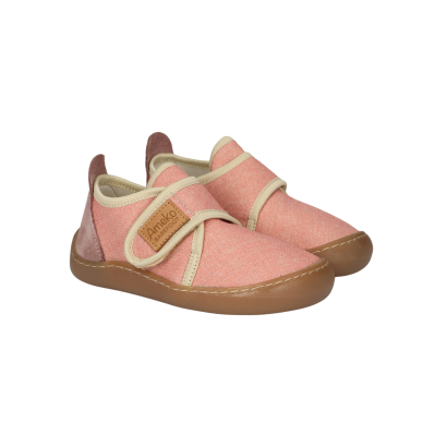 Kapcie Barefoot - PIKO BROWNROSE- AMEKO pudrowy róż