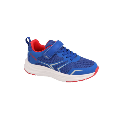 Sportowe niebieskie buty sneakersy dla chłopca na rzep - model AIR