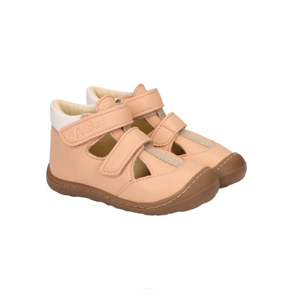 Sandały półsandały butki dla dziewczynki pierwsze kroczki Jeko Satin - AMEKO
