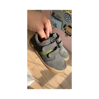 Półbuty, trampki 1361 - MAZUREK MANUFAKTURA - szary, zielony - 2